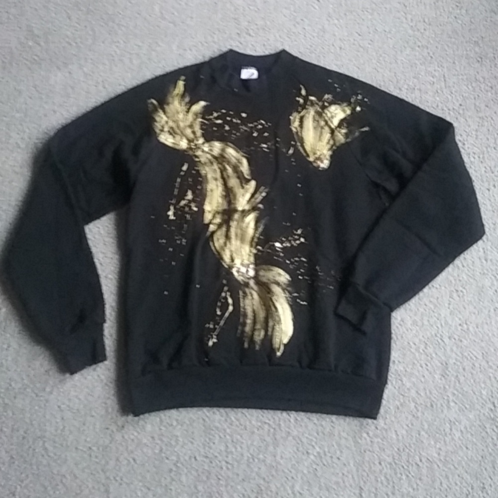 Jerzees Women Sweater Pullover Size L Black